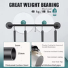 Industrial Pipe Towel Bar Trim Bathroom Hardware Towel Bar Accessories Black Heavy Duty Wall Mounted Bath Towel Holder
