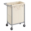 Collapsible Rolling Laundry Basket with Removable Wash Bag Kitchen Household Goods for Food and Tableware Wheels Included