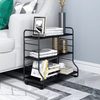 Customizable 3-Tier Black Metal Countertop Storage Rack Adjustable for Kitchen Living Room Factory's Freestanding Storage