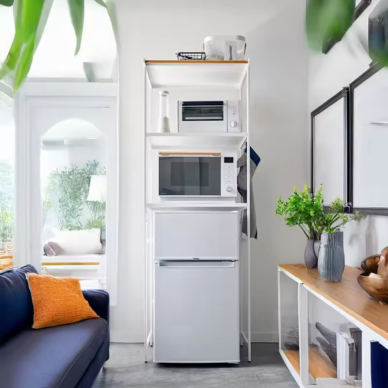 Home Kitchen Appliance Storage Rack, Standing Organizer Shelves