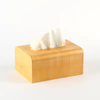 Modern Design Durable Space-Saving Customizable Color Wooden Tissue Box Rectangular Sliding Lid Home Office Restaurant Napkin