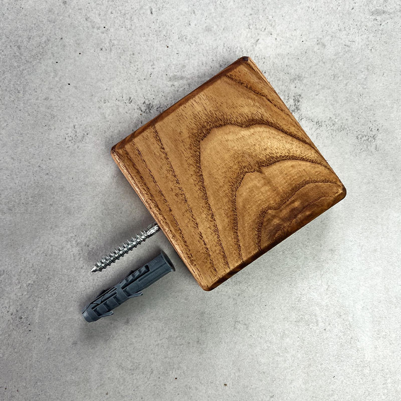 Modern Durable Small Rectangle Wooden Floating Shelves Space-Saving Design Digital Printing Plated Finish for Home Decoration