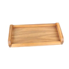 Acacia Wood Modern Durable Rectangular Serving Plate with Customizable Color for Home Kitchen Decorative Trays