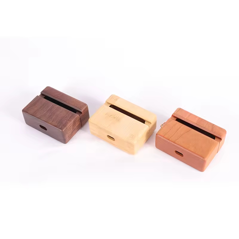 Custom Durable Modern Real Wood Walnut Case with Hook Covers for Airpods 1 2 3 4 Pro Handmade Protective Home Decor