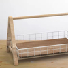 Natural Handmade Wood Durable Space-Saving Modern Home Decor Meal Containers Bread Rack Rectangle Shape Customizable Color