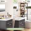 OEM&ODM Kitchen Storage Shelf Double Tier Metal Organizer Non-Folding Standing Sliding Storage Drawer Toilet Paper