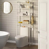 Modern 4-Shelf Bathroom Storage Organizer Factory Custom Over-Toilet Corner Stand Space-Saving Rack for Home Use