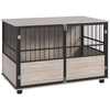 Factory Custom Standing Type Durable Multifunction Large Dog Crate Steel Dog Kennel with Strong Load-bearing Capacity