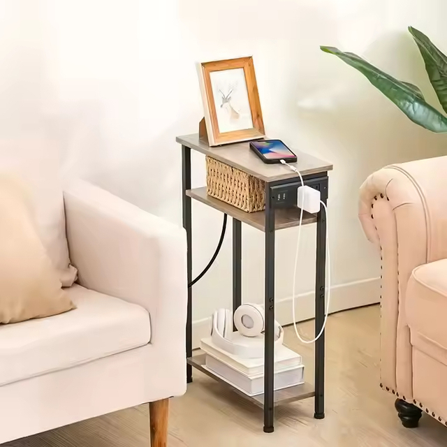 Modern Nordic Iron and Wooden Console Table for Living Room Contemporary Design Bedroom Sofa Side Hotel Apartment Furniture