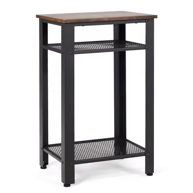 ODM OEM 3-Layer Nightstand Living Room Furniture for Apartment Use for Bedroom Office Dining Featuring Mesh Shelves End Table