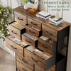 15-Drawer Modern Console Table Storage Organizer Sturdy Tall Bedroom Nursery Living Room Hotel Wholesale Villa Farmhouse