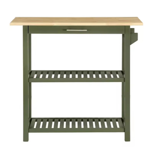 Factory Customizable Kitchen Prep Table with Drawer for Storage & Organization
