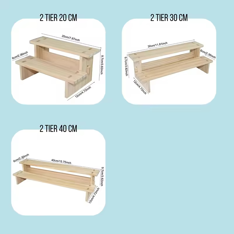 Solid Walnut Huina Desktop Organizer Home Decor Office Makeup Books Jewelry Modern Design Cleaning Tools Rectangle No Assembly