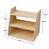 Storage Rack Bookshelf Vintage Shelves Small Wooden Bookcase Indoor Plant Stands Desk Organizer