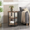 ODM OEM 3-Tier Storage Side Table round Coffee Table for Home Office & Living Room Workshop Furniture End Table