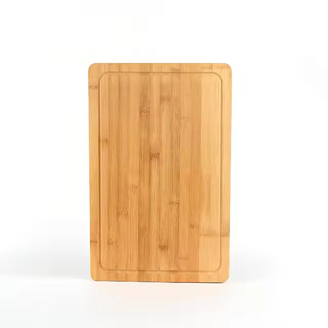 WanuoCraft Custom Logo Durable Space-Saving Kitchen Bamboo Wood Cutting Board Engraved Wooden Chopping Blocks Modern Design Home