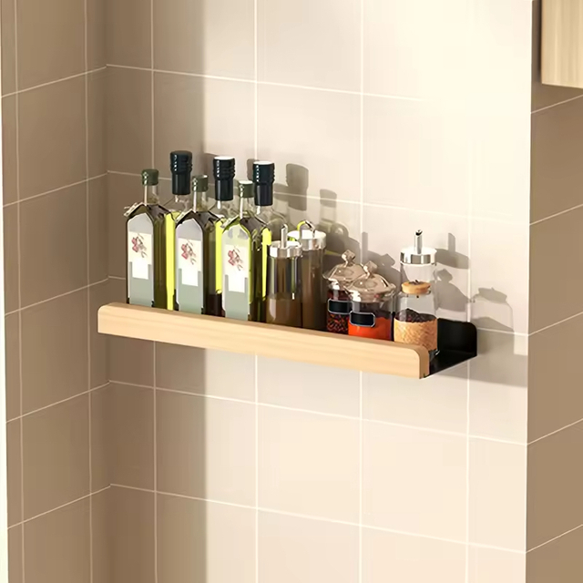 OEM Manufacturer's Wall-mounted Metal Spice Rack Kitchen Shelf & Organizer Hanging Spice Racks for the Kitchen