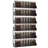 Customizable 6-Layer Stainless Steel Wall-Mounted Kitchen Storage Rack Factory Adjustable Spice Rack