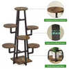 ODM OEM Custom Industrial Plant Stand Home Furniture for Living Room Balcony Showroom Ample Space Bookcases Display Racks