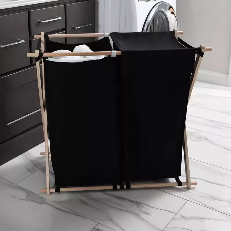 OEM ODM Large Capacity Foldable Laundry Basket Plant Woven Household Multi-Functional Clothes Storage Basket Bathroom Kitchen