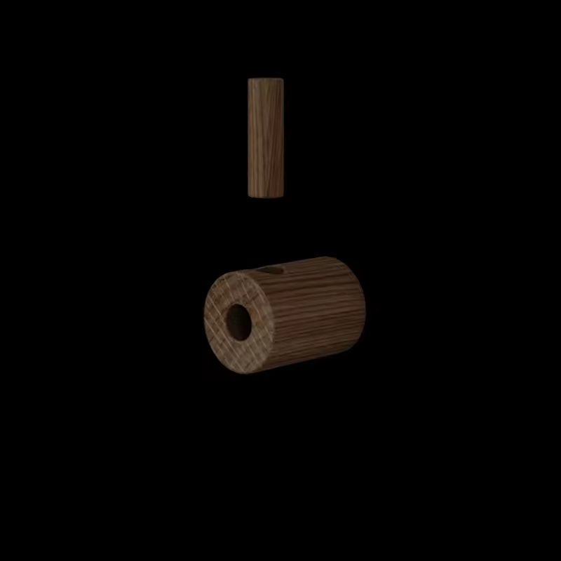 Creative Solid Wood Modern Rectangle Pebble Hook No-Drill Clothes Coat Rack Engraving Eco-Friendly Wall Door Back Entryway Towel