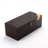 Black Modern Rectangle Wooden Storage Box with Lock for Gift Packaging Durable & Space-Saving Digital Printing
