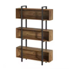 Factory Custom Modern Tall Wooden 3-Tier Plant Stand Bookshelf Ladder Shelf Outdoor/Indoor Living Room Furniture Powder Coated