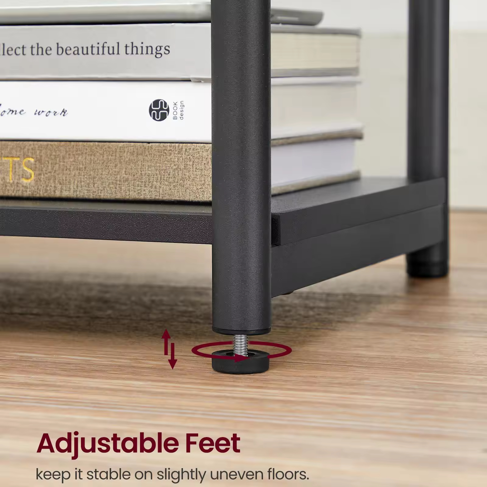 ODM OEM 2-Shelf Charging Station Side Table Nightstand Customizable Console Tables