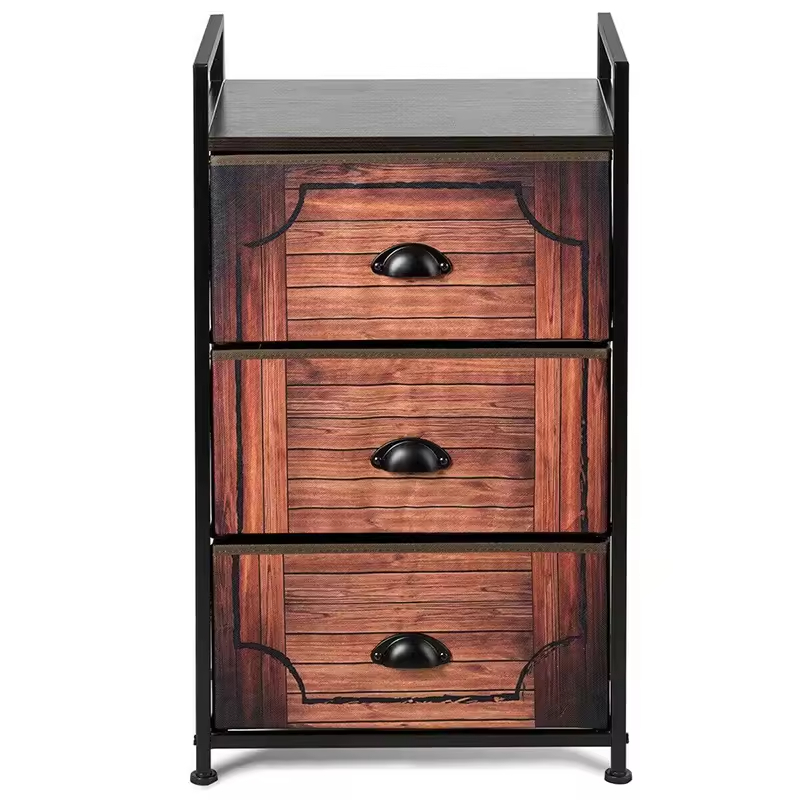 ODM OEM Modern H31 in X W17.5 in X D12 in Fabric Dresser Nightstand Storage Tower for Home or School Customizable for Workshops