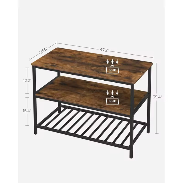 Factory Customizable Standing Type 3-Tier Wood Metal Kitchen Storage Rack Dish Bowl Organizer Strong Load-Bearing Capacity HuiNa No reviews yet