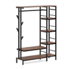 Manufacturer Custom Hot-selling Storage Clothes Rack Multi-function Steel and Wood Structure Clothes Display Rack