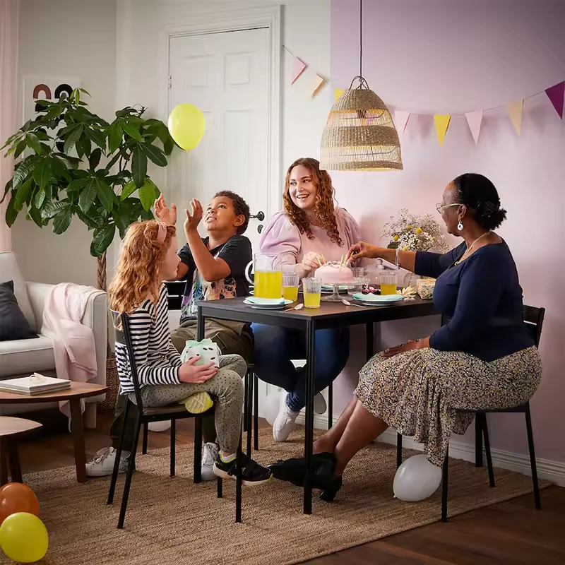 OEM ODM Custom Steel and Wood Console Table for Breakfast Nook Small Space Hotel & Apartment Use-Contemporary Design