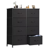 8-Drawer Fabric Dresser Storage Tower, Modular Bedroom Closet Organizer with Bins, Wholesale Custom Shelving Unit