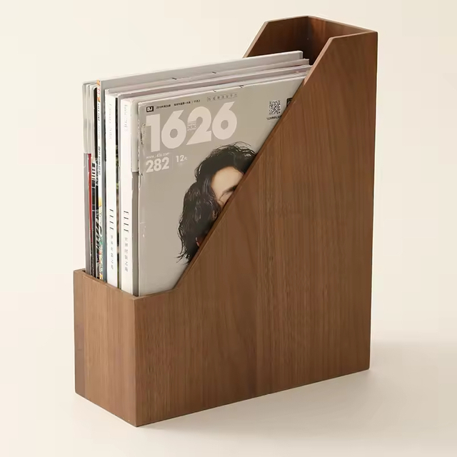 Pen Holder Desk Organizer Wooden Pen Holder Pencil Cases Office Table Storage Container Box