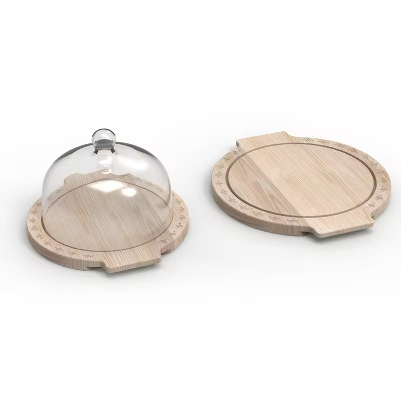 Wholesale Customizable Juice tank Bamboo Cutting Boards for Kitchen Chopping Board Bamboo Cutting Board with Handle