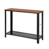 Contemporary 2-Layer Storage Console Table for Living Room Bedroom & Office-40x14x31.5 Inches