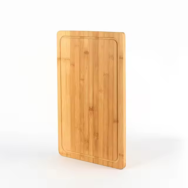 WanuoCraft Custom Logo Durable Space-Saving Kitchen Bamboo Wood Cutting Board Engraved Wooden Chopping Blocks Modern Design Home