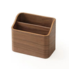 Modern Multi-Functional Creative Wooden Pen Holder Solid Wood Desktop Remote Control Storage Box Organizer Customizable