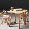 Customized Montessori Kindergarten Furniture Sets Wood Smart Side Table Activity Table Chair Set Modern Durable Space-Saving