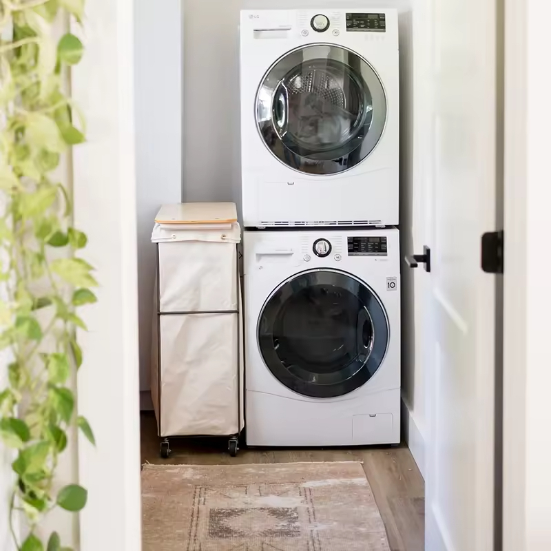 Factory Custom Rolling Bathroom Storage Basket Wheeled High-capacity Foldable Laundry Basket Rolling Laundry Sorter