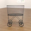 ODM OEM Laundry Basket with Wheels Laundry Hamper Cart Iron Laundry Basket