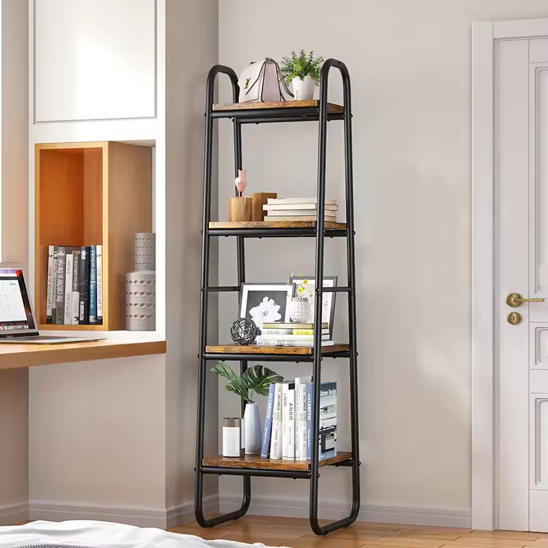 Customized Book and Painting Stand Floor Display Rack for Bedroom & Living Room Flower & Plant Display Stand