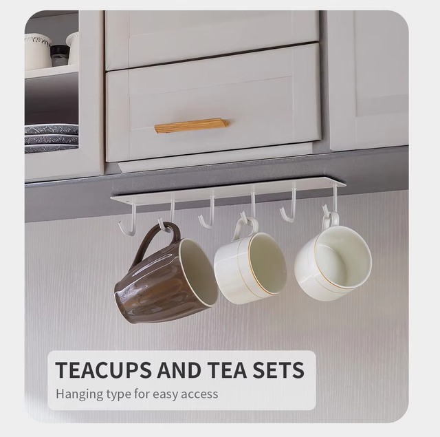 Custom Wall Mounted Fridge Shelves with 2 Spiral Holder and 6 Hooks for Kitchen and Stove Magnetic Refrigerator Spice Rack