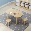 Hot Sale Durable Space-Saving Modern KIDS Solid Wood Children's Table Chair Set Kindergarten Multifunctional Early Education
