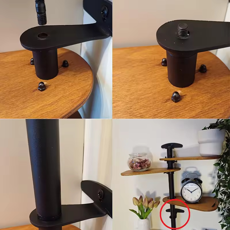 OEM Durable Space-Saving Ceiling Cat Tree Plywood Hanging Cave Adjustable 259cm Tall Cat Tree Tower Modern Home Decoration