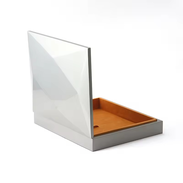 Wholesale Low Price Durable Space-Saving Wooden Stamping Diagonal Rectangular Customizable Color Keepsake Jewelry Trinket Box