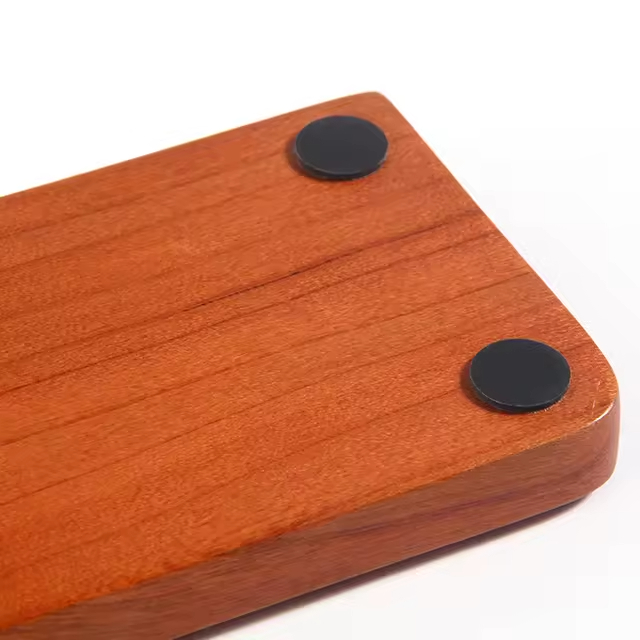 Solid Black Walnut Eco-friendly Durable Space-Saving Mechanical Keyboard Engraved Palm Rest Wrist Rest Hand Bracket Modern