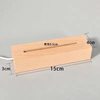Modern Walnut Wood Durable Space-Saving Rectangle Sign Holder Table Numbers Display Stand | Customizable Color Digital Printing