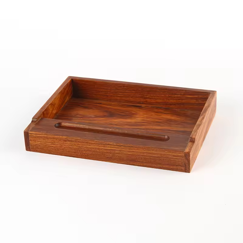 Modern Bamboo and Teak Wood Fully Assembled Durable Customizable Color Space-Saving Digital Printing Bathroom Amenities Set