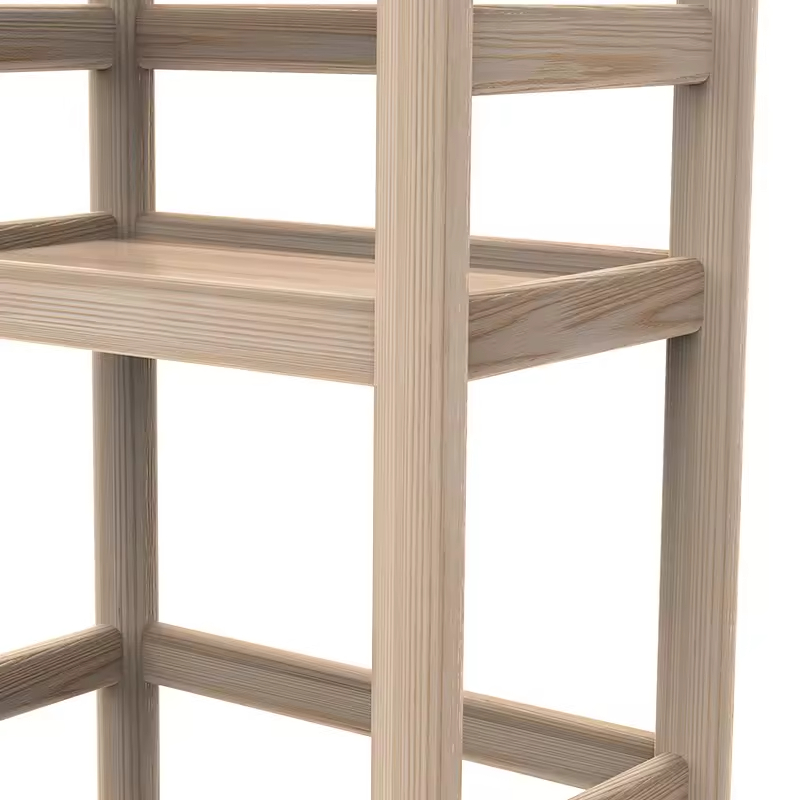 Foldable Wood Modern Bakery Rack with Customizable Color Durable & Space Saving Supermarket Display for Beverages Beer Wine